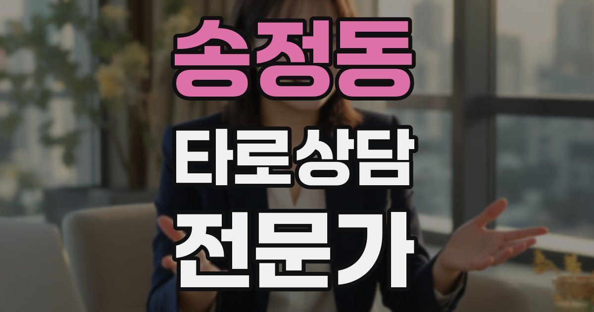 송정동 타로상담전문가 자격증