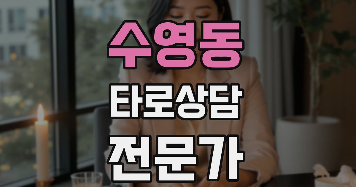 수영동 타로상담전문가 자격증