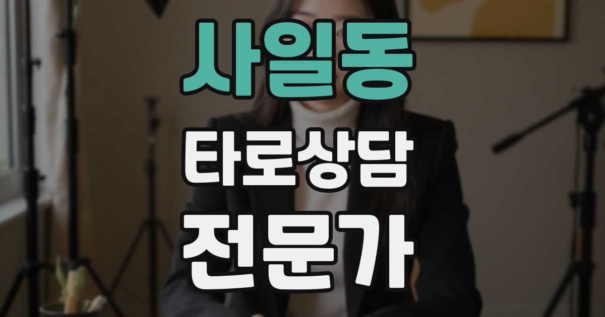 사일동 타로상담전문가 자격증