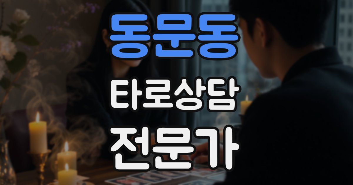 동문동 타로상담전문가 자격증