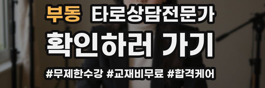 부동 타로상담전문가 자격증