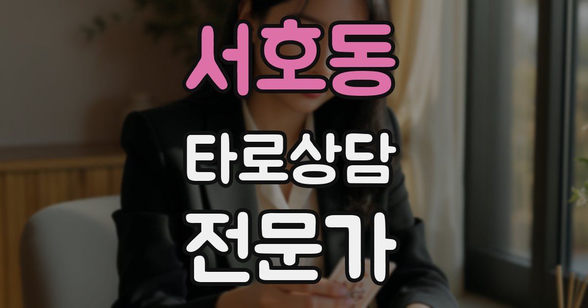 서호동 타로상담전문가 자격증
