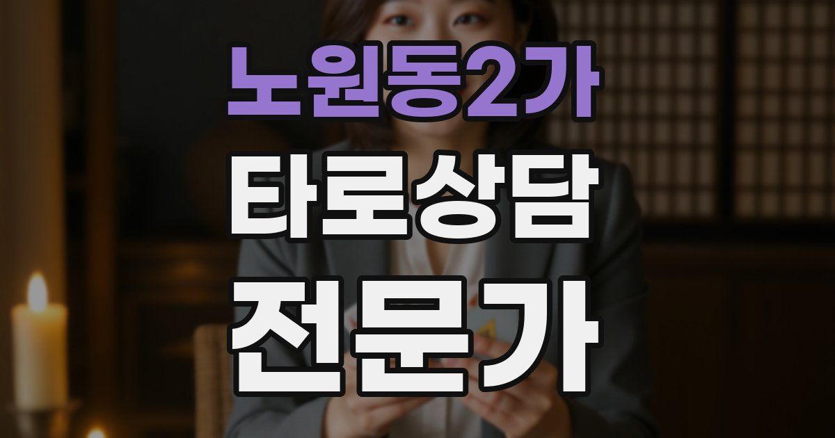노원동2가 타로상담전문가 자격증
