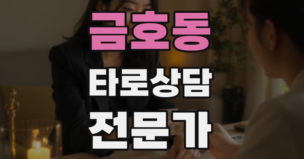 금호동 타로상담전문가 자격증