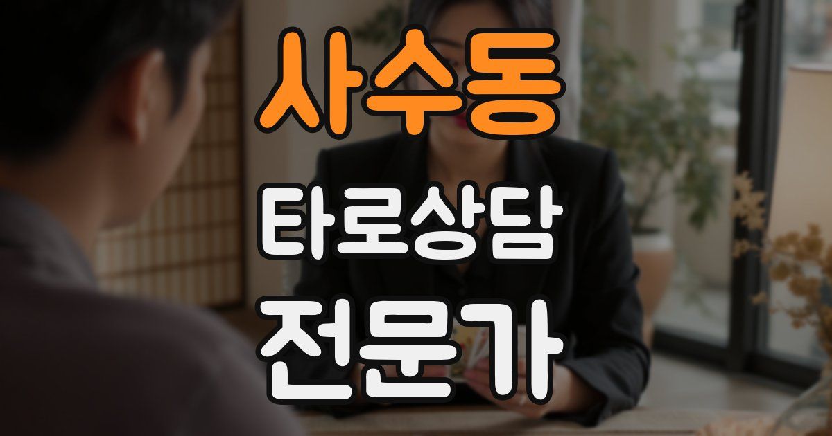 사수동 타로상담전문가 자격증