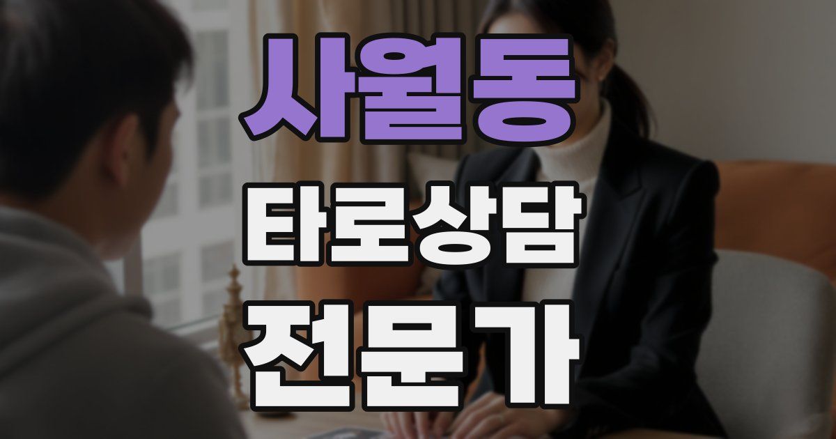 사월동 타로상담전문가 자격증