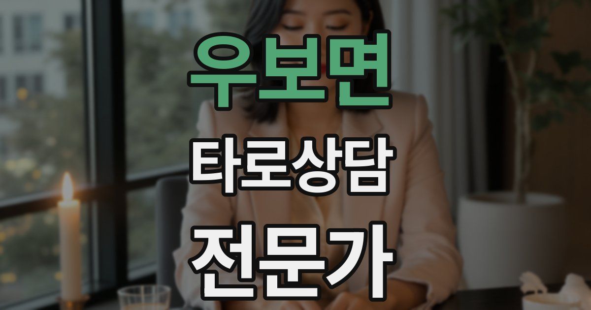 우보면 타로상담전문가 자격증
