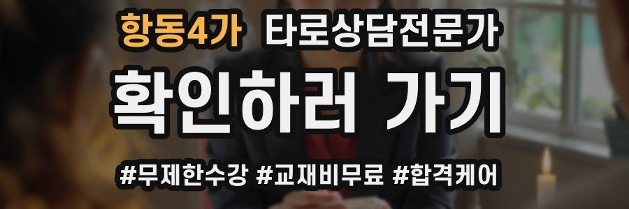 항동4가 타로상담전문가 자격증