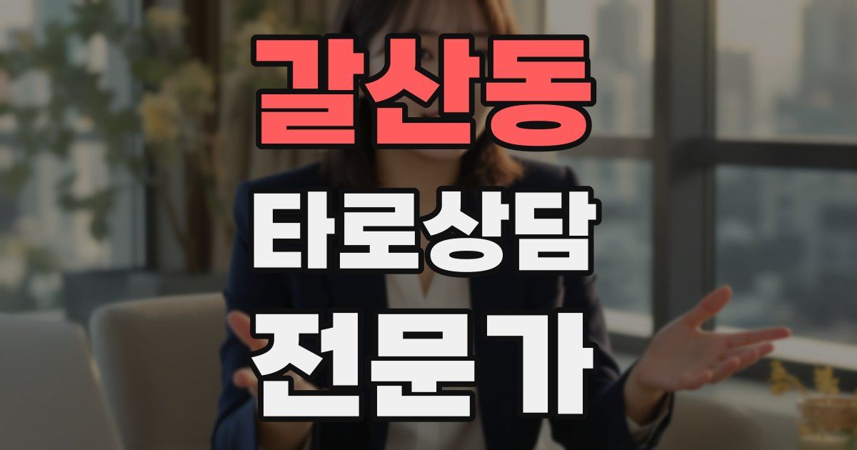 갈산동 타로상담전문가 자격증