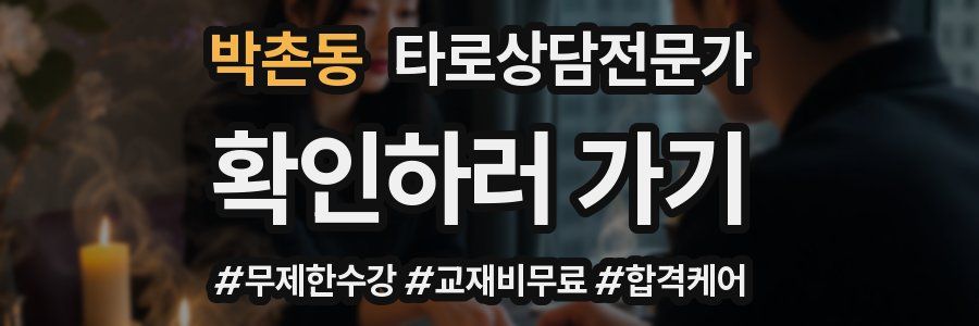 박촌동 타로상담전문가 자격증