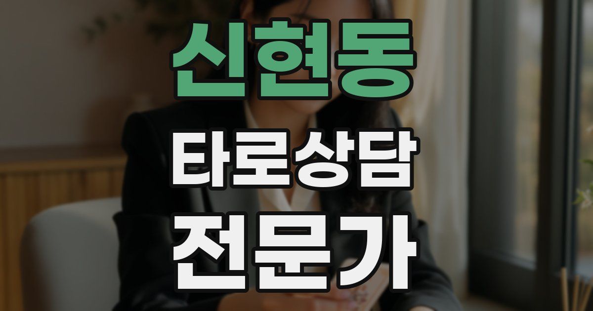 신현동 타로상담전문가 자격증