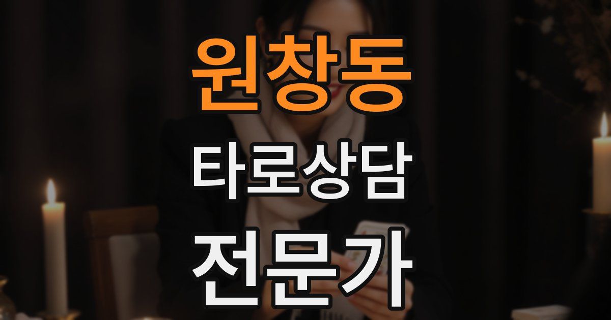원창동 타로상담전문가 자격증