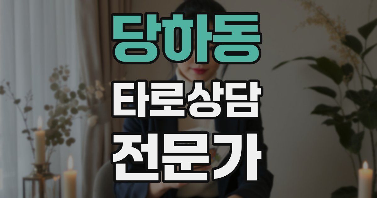 당하동 타로상담전문가 자격증