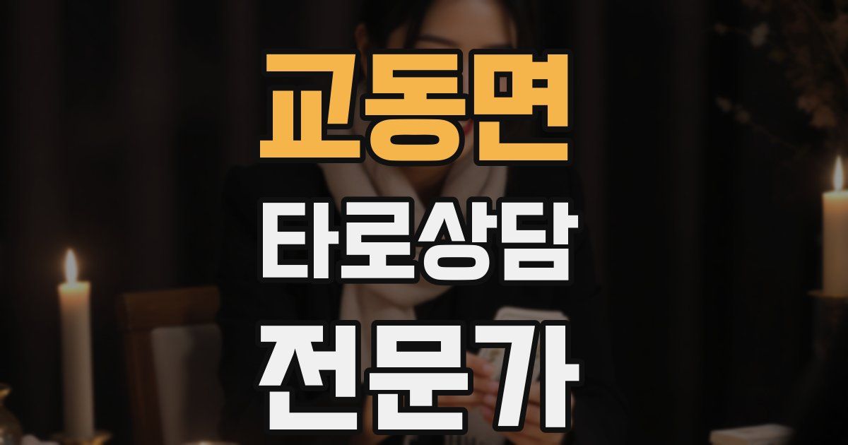 교동면 타로상담전문가 자격증