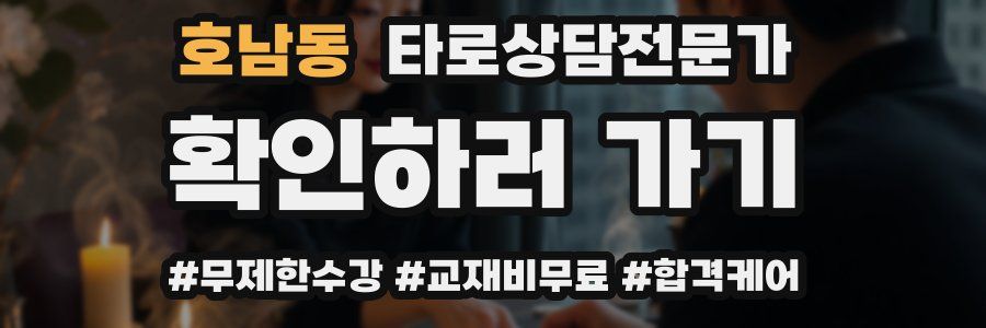 호남동 타로상담전문가 자격증