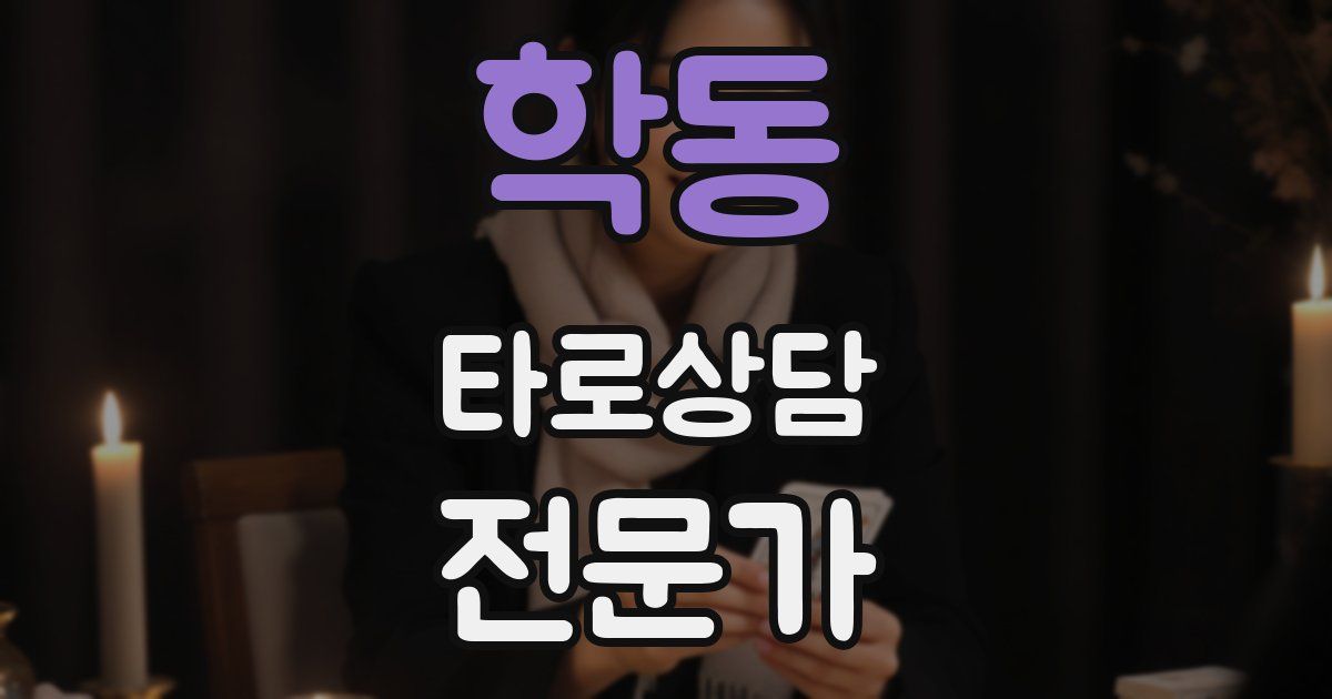 학동 타로상담전문가 자격증