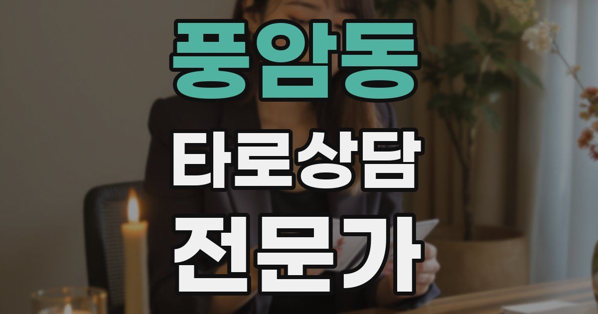 풍암동 타로상담전문가 자격증