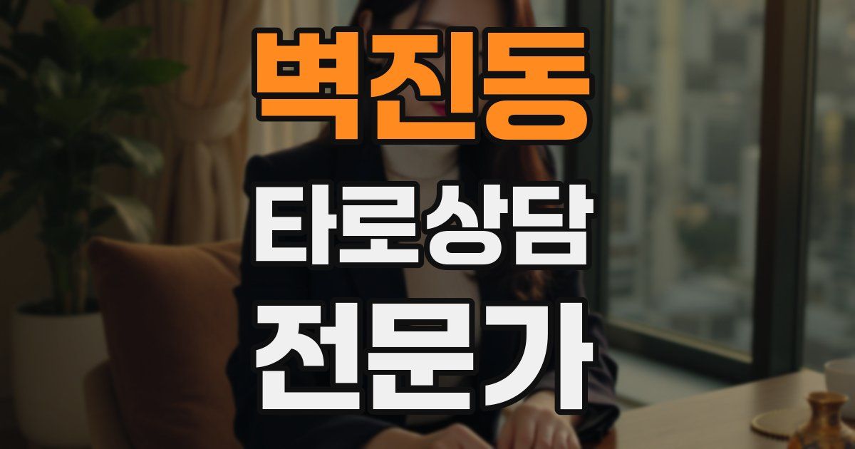 벽진동 타로상담전문가 자격증