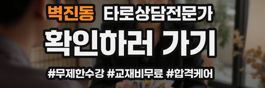 벽진동 타로상담전문가 자격증