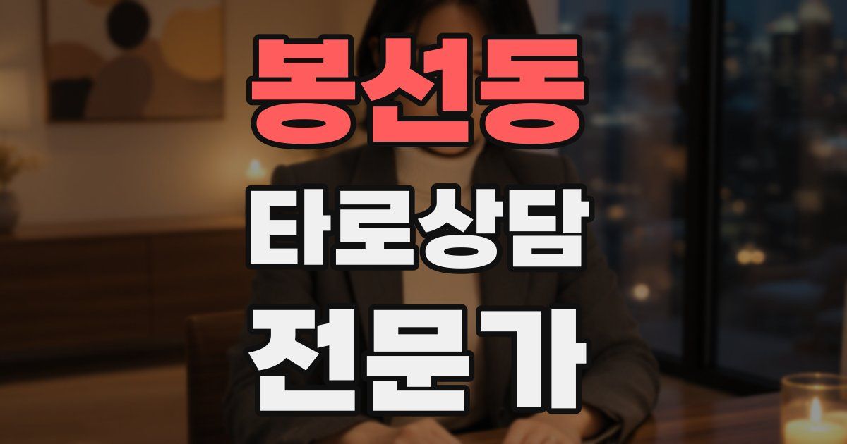 봉선동 타로상담전문가 자격증