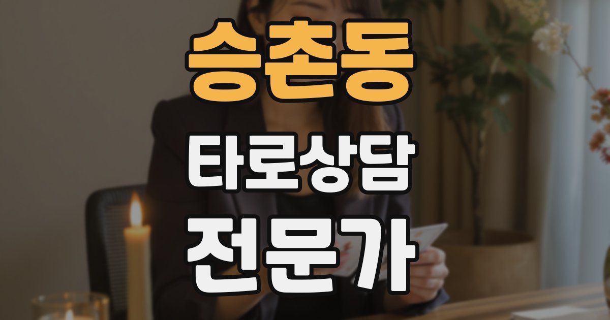 승촌동 타로상담전문가 자격증
