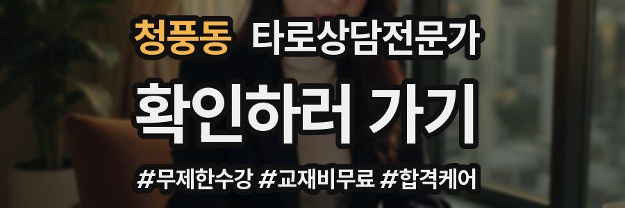 청풍동 타로상담전문가 자격증