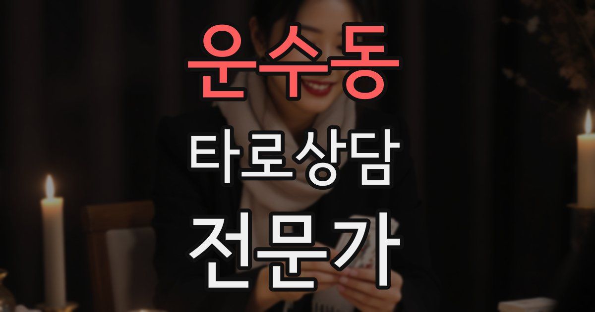 운수동 타로상담전문가 자격증