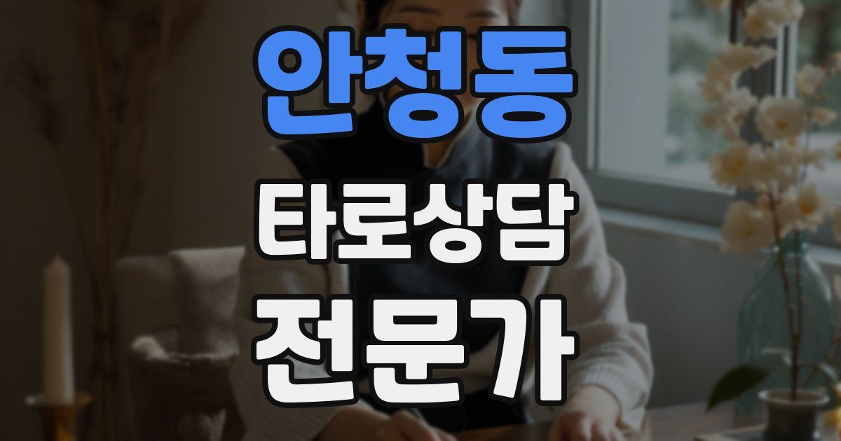 안청동 타로상담전문가 자격증