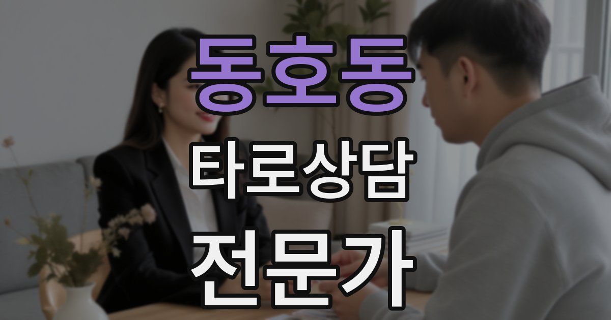 동호동 타로상담전문가 자격증