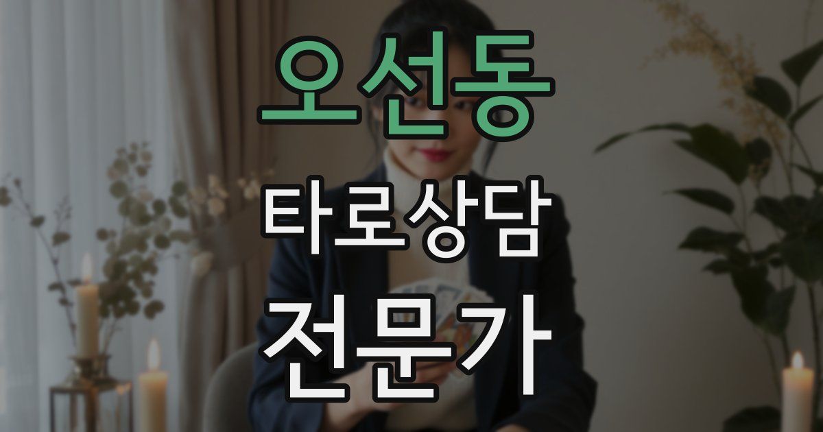 오선동 타로상담전문가 자격증