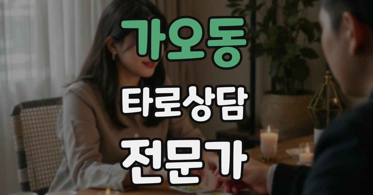 가오동 타로상담전문가 자격증