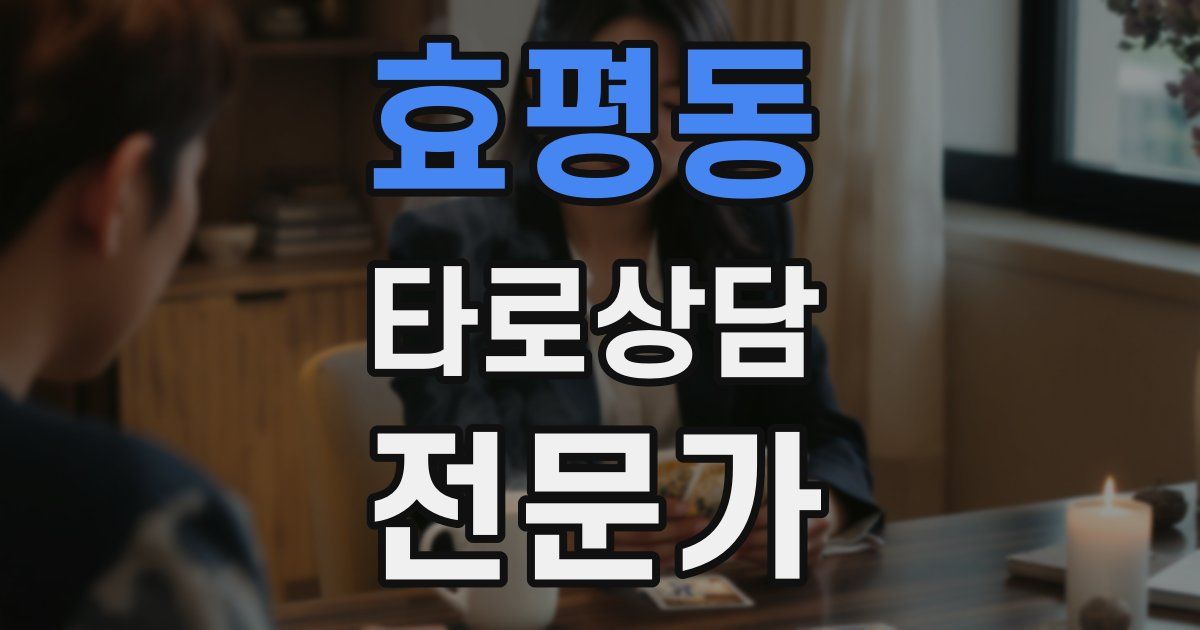 효평동 타로상담전문가 자격증