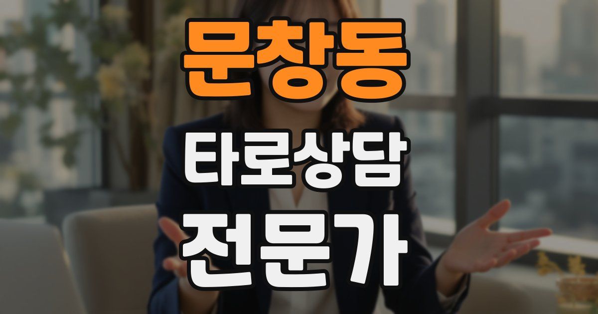 문창동 타로상담전문가 자격증