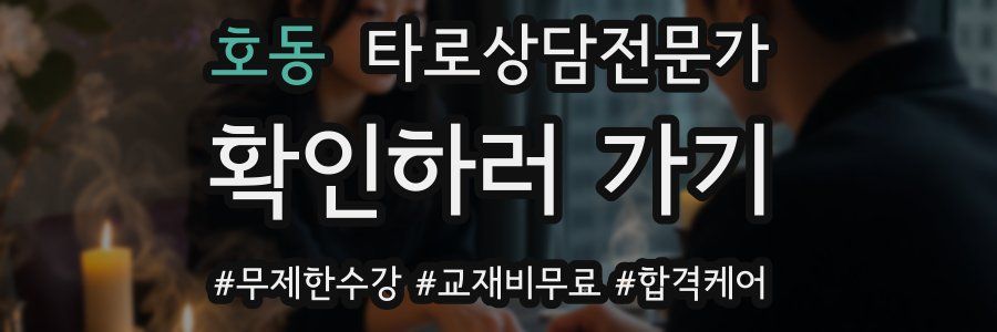 호동 타로상담전문가 자격증