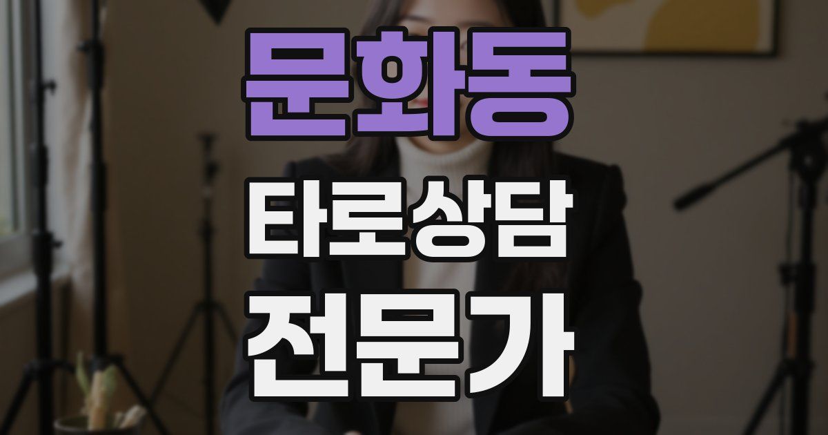 문화동 타로상담전문가 자격증