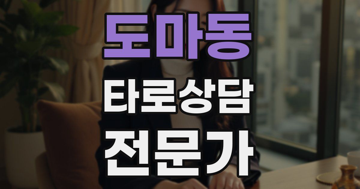 도마동 타로상담전문가 자격증