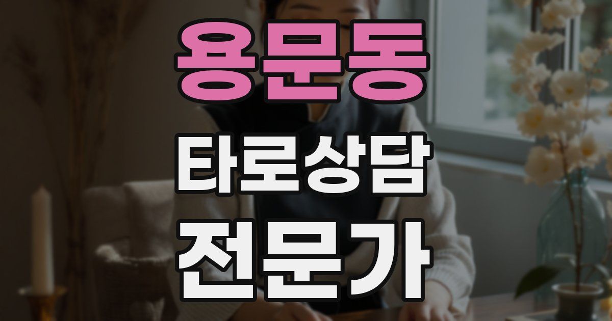 용문동 타로상담전문가 자격증