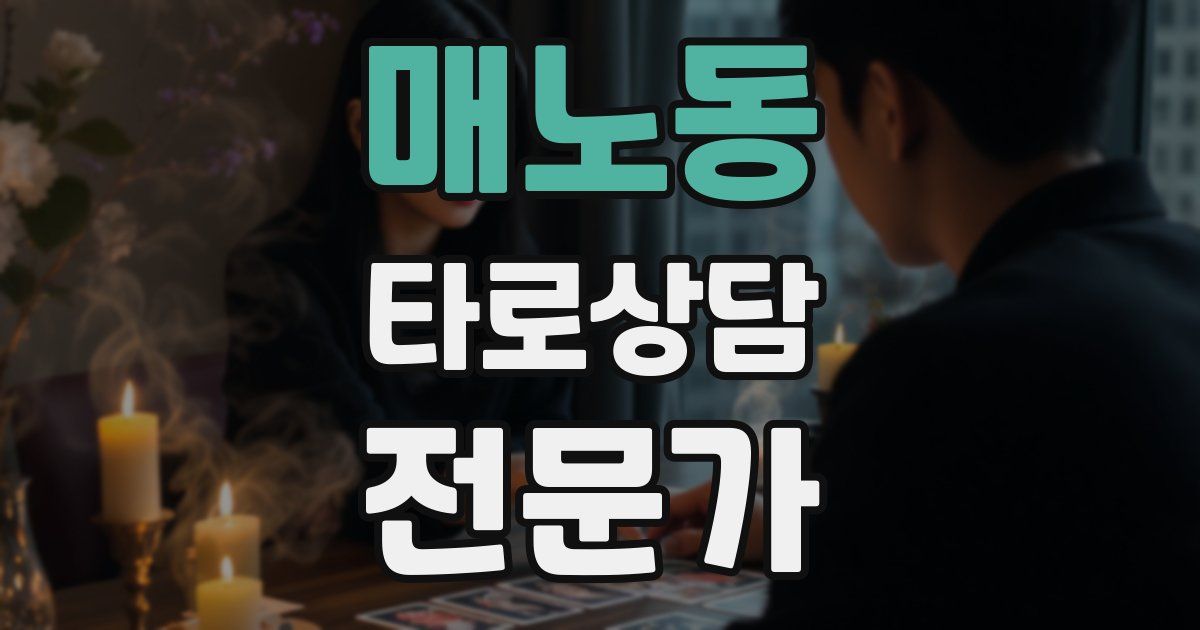 매노동 타로상담전문가 자격증