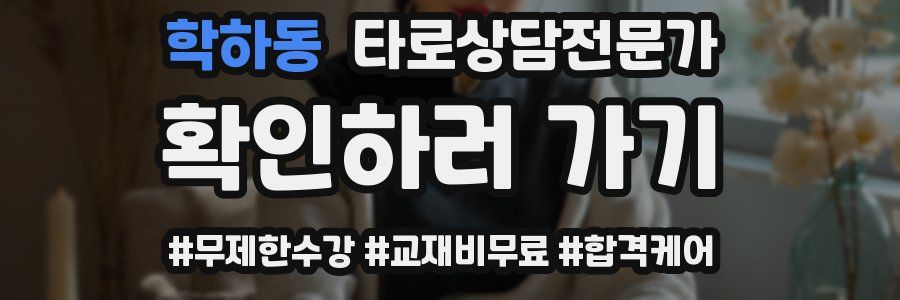 학하동 타로상담전문가 자격증