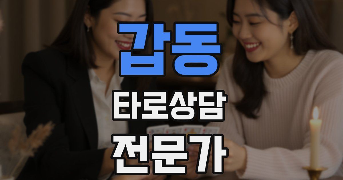 갑동 타로상담전문가 자격증