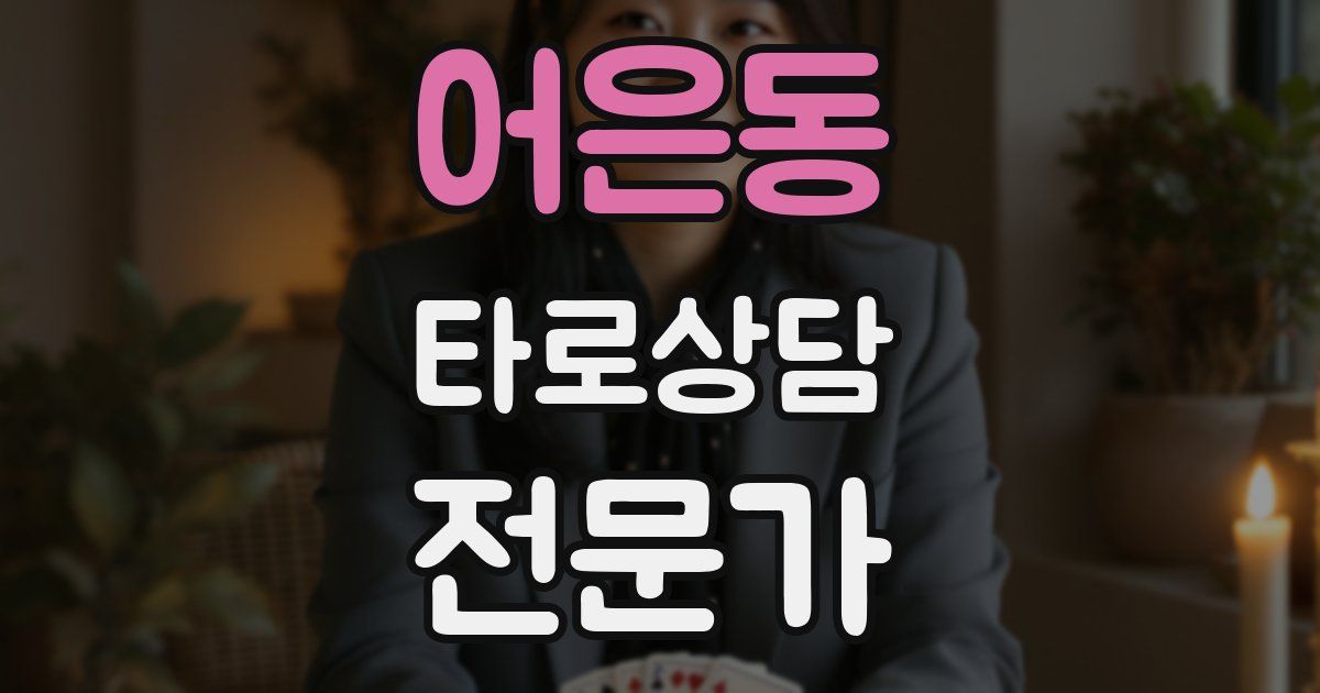 어은동 타로상담전문가 자격증