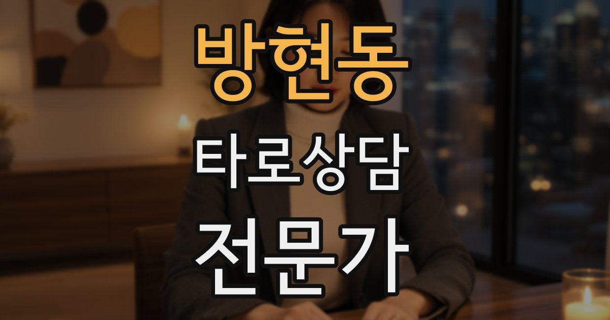 방현동 타로상담전문가 자격증