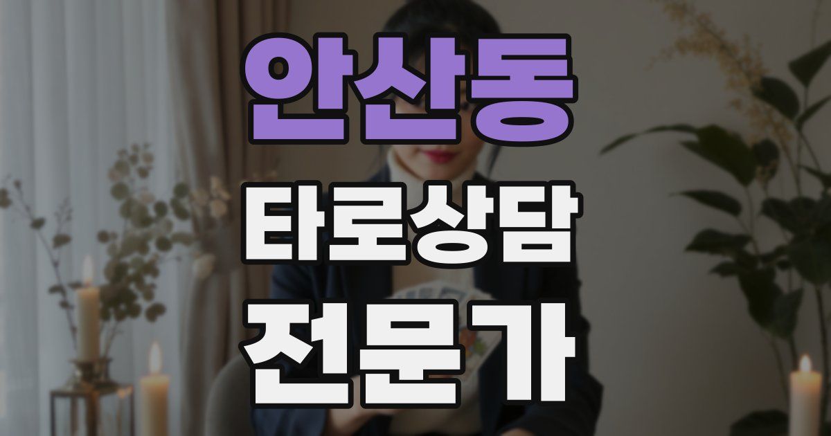 안산동 타로상담전문가 자격증