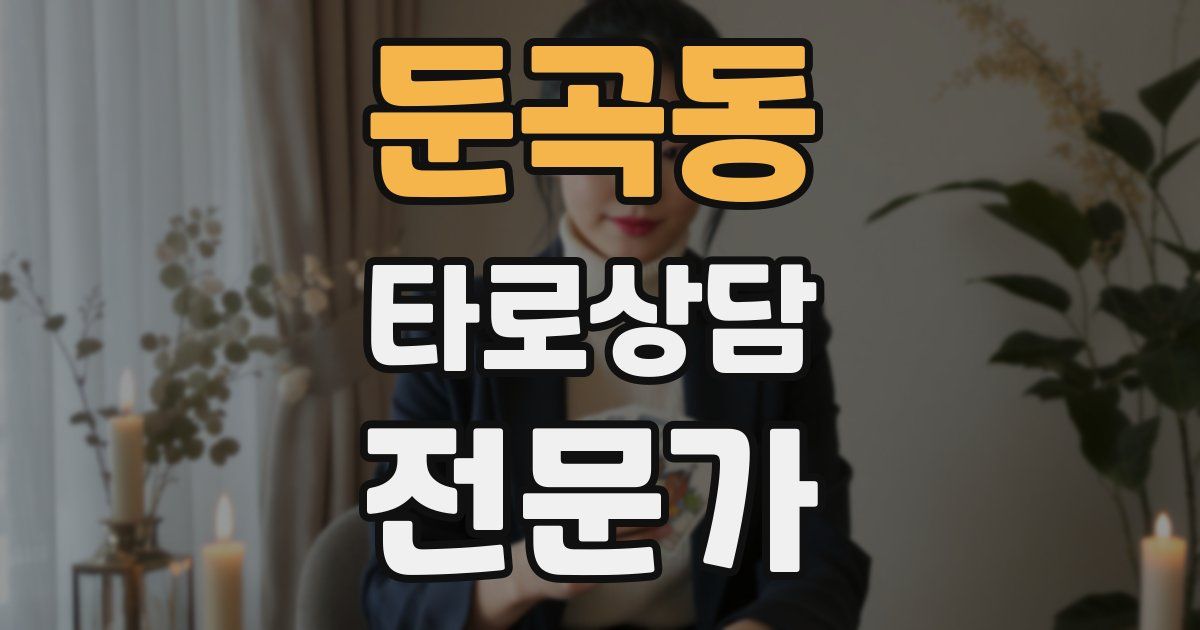 둔곡동 타로상담전문가 자격증