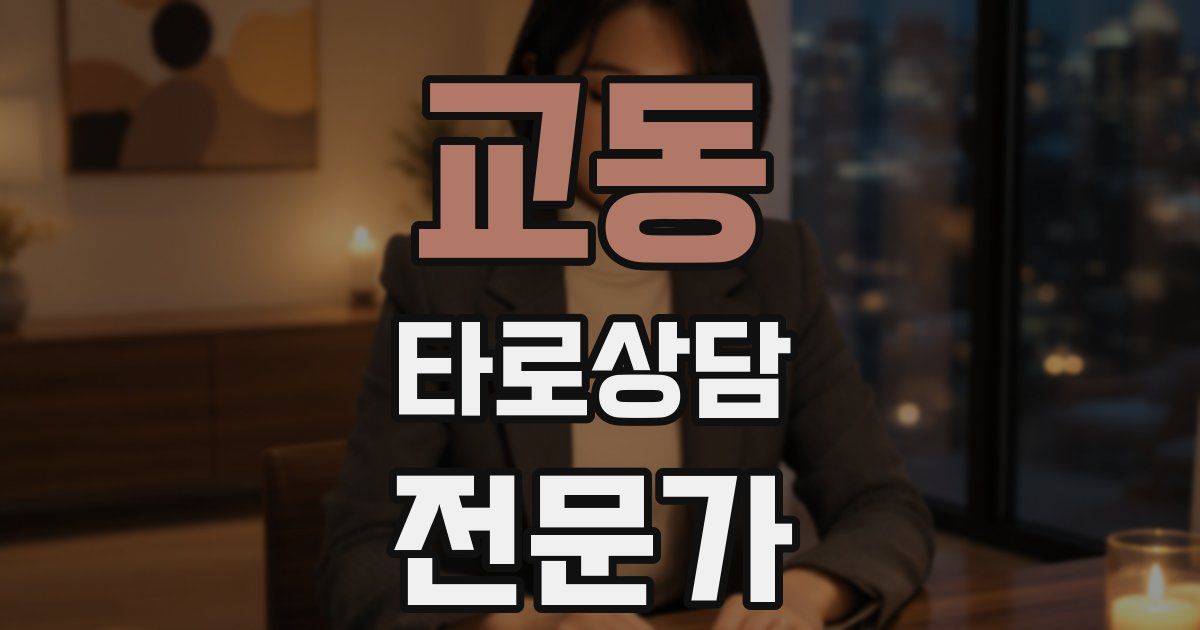 교동 타로상담전문가 자격증