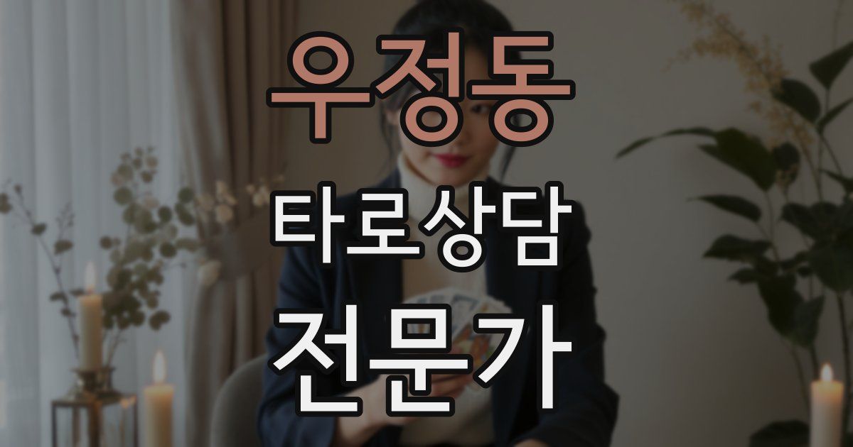 우정동 타로상담전문가 자격증