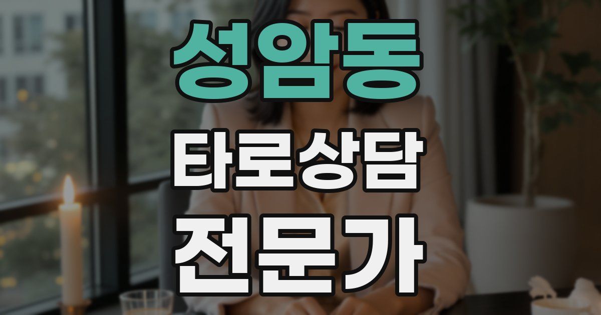 성암동 타로상담전문가 자격증
