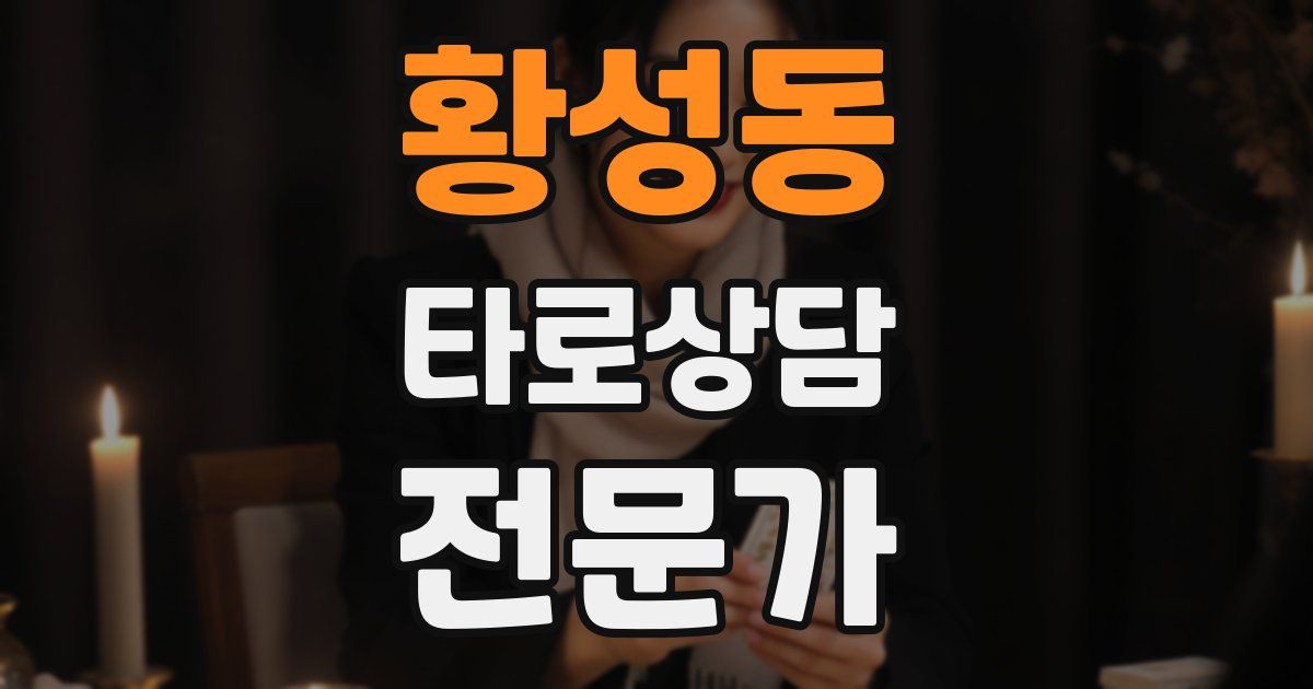 황성동 타로상담전문가 자격증