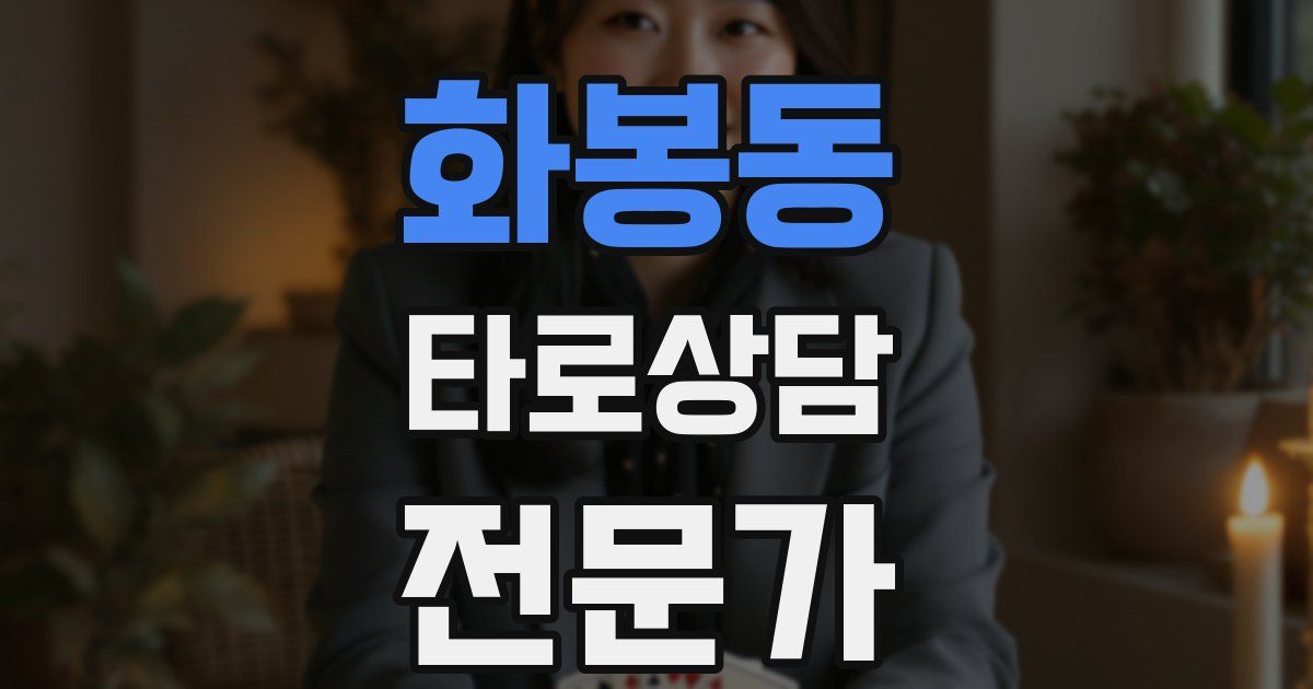 화봉동 타로상담전문가 자격증