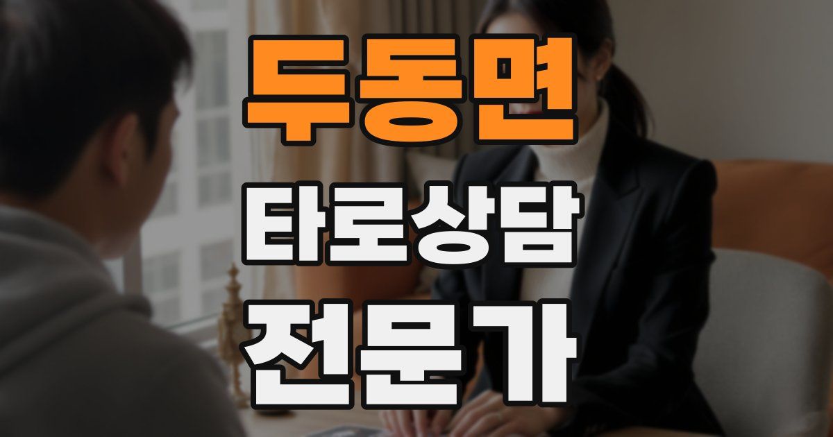 두동면 타로상담전문가 자격증